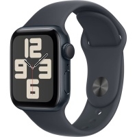 Умные часы Apple Watch SE 2024 GPS 40mm Midnight Aluminium Case with Midnight Sport Band S/M, MXE73>