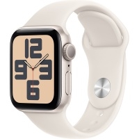 Умные часы Apple Watch SE 2024 GPS 40mm Starlight Aluminium Case with Starlight Sport Band M/L, MXEG3>