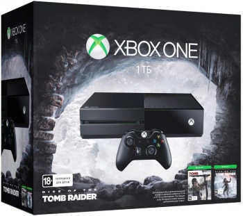 Игровая консоль Microsoft Xbox One 1Tb Black + Rise of the Tomb Raider + Tomb Raider: Definitive Edition Игровая консоль Microsoft Xbox One 1Tb Black + Rise of the Tomb Raider + Tomb Raider: Definitive Edition