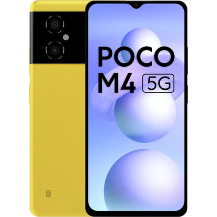 Смартфон Xiaomi POCO M4 5G 4/64 ГБ RU, Dual nano SIM, желтый POCO