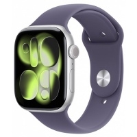 Apple Watch Series 11 2025 42mm Silver Aluminium Case with Purple Fog Sport M/L, MEU74>