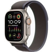 Apple Watch Ultra 2 GPS + Cellular 49mm Titanium Case with Blue/Black Trail Loop S/M, MRF53>