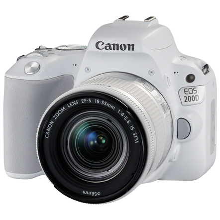 Фотоаппарат зеркальный Canon EOS 200D Kit EF-S 18-55 IS STM White Фотоаппарат зеркальный Canon EOS 200D Kit EF-S 18-55 IS STM White