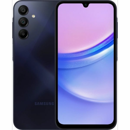 Смартфон Samsung Galaxy A15 4G 4/128 ГБ, Dual nano SIM, темно-синий