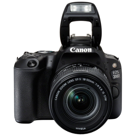 Фотоаппарат зеркальный Canon EOS 200D Kit EF-S 18-55 IS STM Black Фотоаппарат зеркальный Canon EOS 200D Kit EF-S 18-55 IS STM Black