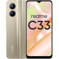 Смартфон realme C33 4/64 ГБ RU, Dual nano SIM, золотой>