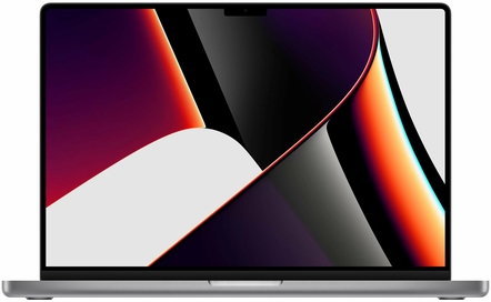 16.2" Ноутбук Apple Macbook Pro Late 2021 3456×2234, Apple M1 Pro, RAM 16 ГБ, SSD 1 ТБ, Apple graphics 16-core, macOS, MK193ZE/A, серый космос, английская раскладка