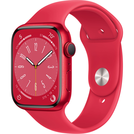 Умные часы Apple Watch Series 8 45mm (PRODUCT)RED Aluminum Case with (PRODUCT)RED Sport Band, MNP43