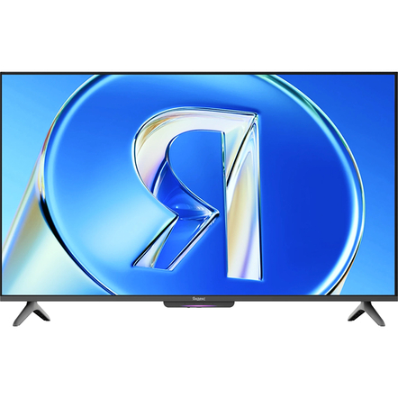 Телевизор Яндекс ТВ Станция Бейсик с Алисой на YaGPT 43“ QLED, черный