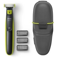 Триммер Philips OneBlade QP2520/65, черный/салатовый>