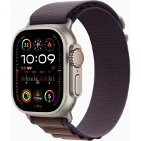 Apple Watch Ultra 2 GPS + Cellular 49mm Titanium Case with Indigo Alpine Loop L, MRFG3>