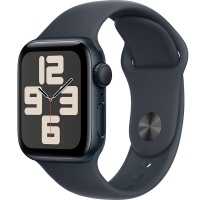 Умные часы Apple Watch SE 2023 40mm Midnight Aluminum Case with Midnight Sport Band S/M, MR9X3>