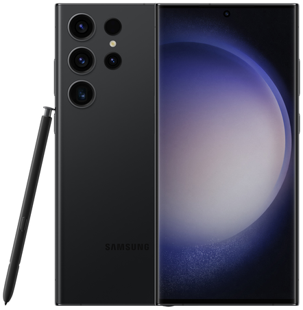 Смартфон Samsung Galaxy S23 Ultra 8/256 ГБ, черный фантом