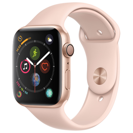 Apple Watch Series 4 GPS 44mm Gold Aluminum Case with Pink Sand Sport Band (MU6F2RU/A) Apple Watch Series 4 GPS 44mm Gold Aluminum Case with Pink Sand Sport Band (MU6F2RU/A)