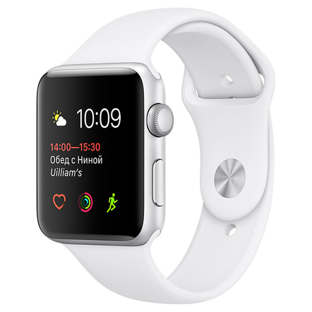 Apple Watch S1 Sport 42mm Silver Al/White (MNNL2RU/A) Apple Watch S1 Sport 42mm Silver Al/White (MNNL2RU/A)