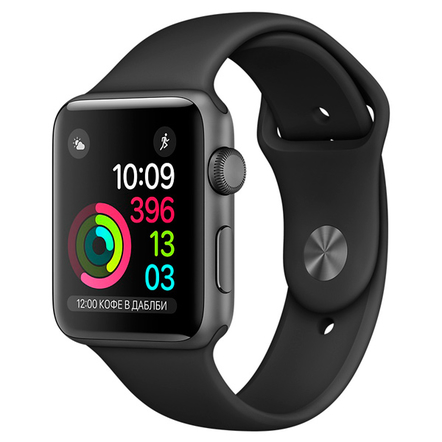 Apple Watch S1 Sport 42mm Sp.Grey Al/Black (MP032RU/A) Apple Watch S1 Sport 42mm Sp.Grey Al/Black (MP032RU/A)