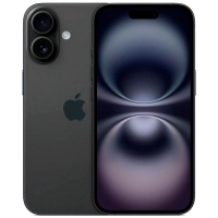 Смартфон Apple iPhone 16 128 ГБ, Dual: nano Sim + eSim, Black (черный)>
