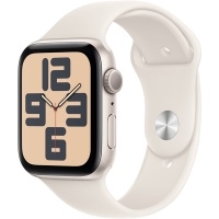 Умные часы Apple Watch SE 2024 GPS 44mm Starlight Aluminum Case with Starlight Sport Band S/M, MXEU3>