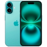 Смартфон Apple iPhone 16 256 ГБ, Dual: nano Sim + eSim, Teal (зеленый)>
