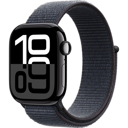 Умные часы Apple Watch Series 10 42mm, Jet Black Aluminum Case with Ink Sport Loop MWWG3 Умные часы Apple Watch Series 10 42mm, Jet Black Aluminum Case with Ink Sport Loop MWWG3