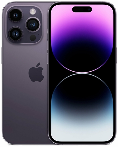 Смартфон Apple iPhone 14 Pro Max 128GB Deep Purple «Глубокий фиолетовый» A2894 MQ9T3 EU