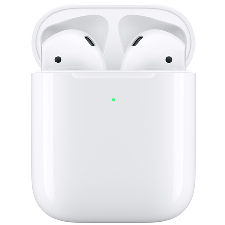 Наушники Apple AirPods 2 (беспроводная зарядка чехла) (MRXJ2RU/A)