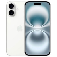 Смартфон Apple iPhone 16 256 ГБ, Dual: nano Sim + eSim, White (белый)>