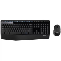 Комплект клавиатура + мышь Logitech Wireless Combo MK345, черный (920008534)>
