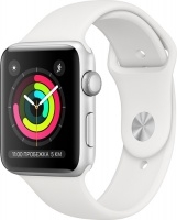 Умные часы Apple Watch Series 3 42mm (MTF22) (Silver Aluminum Case with White Sport Band)>