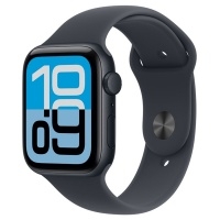 Apple Watch SE 3 2025 40mm Midnight Aluminium Case with Midnight Sport Band M/L, MEHC4>