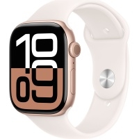 Умные часы Apple Watch Series 10 46mm, Rose Gold Aluminum Case with Sport Band Light Blush (M/L) MWWU3>